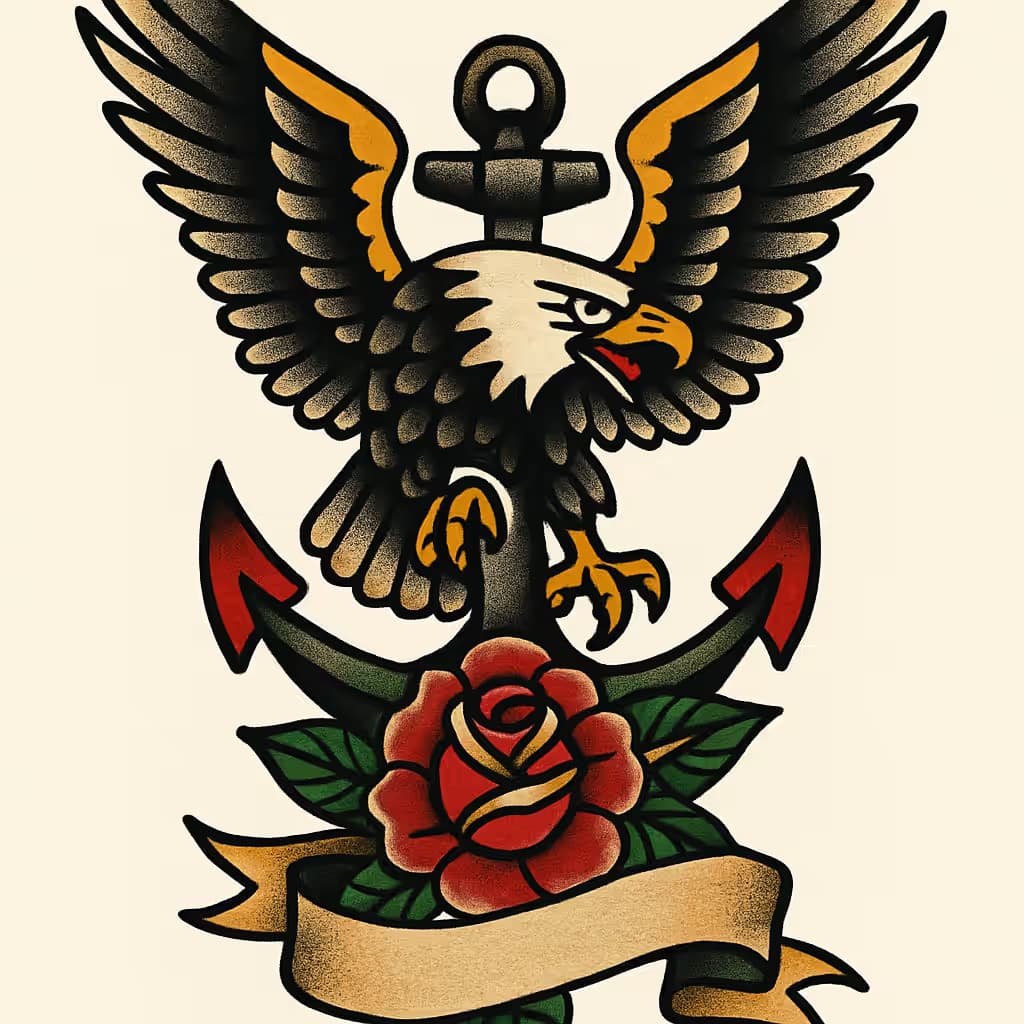 Tatuaje Tradicional Americano: Estilo Old School