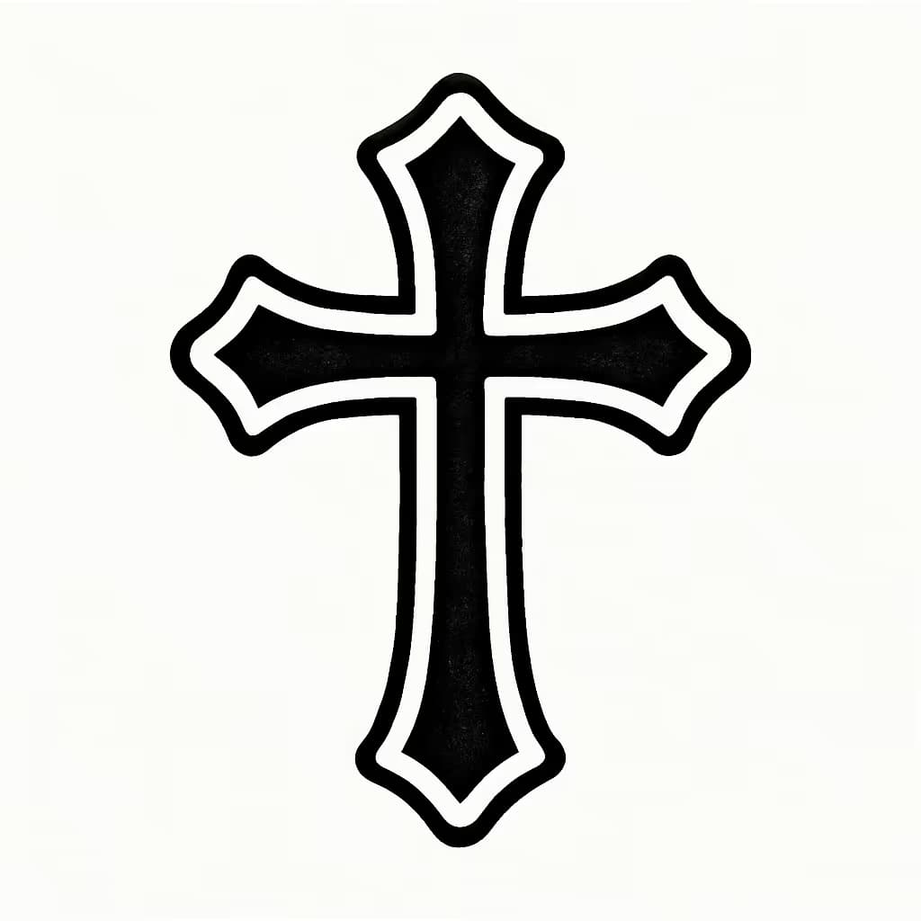 Kreuz Tattoo - Symbol für Glauben und Hoffnung
