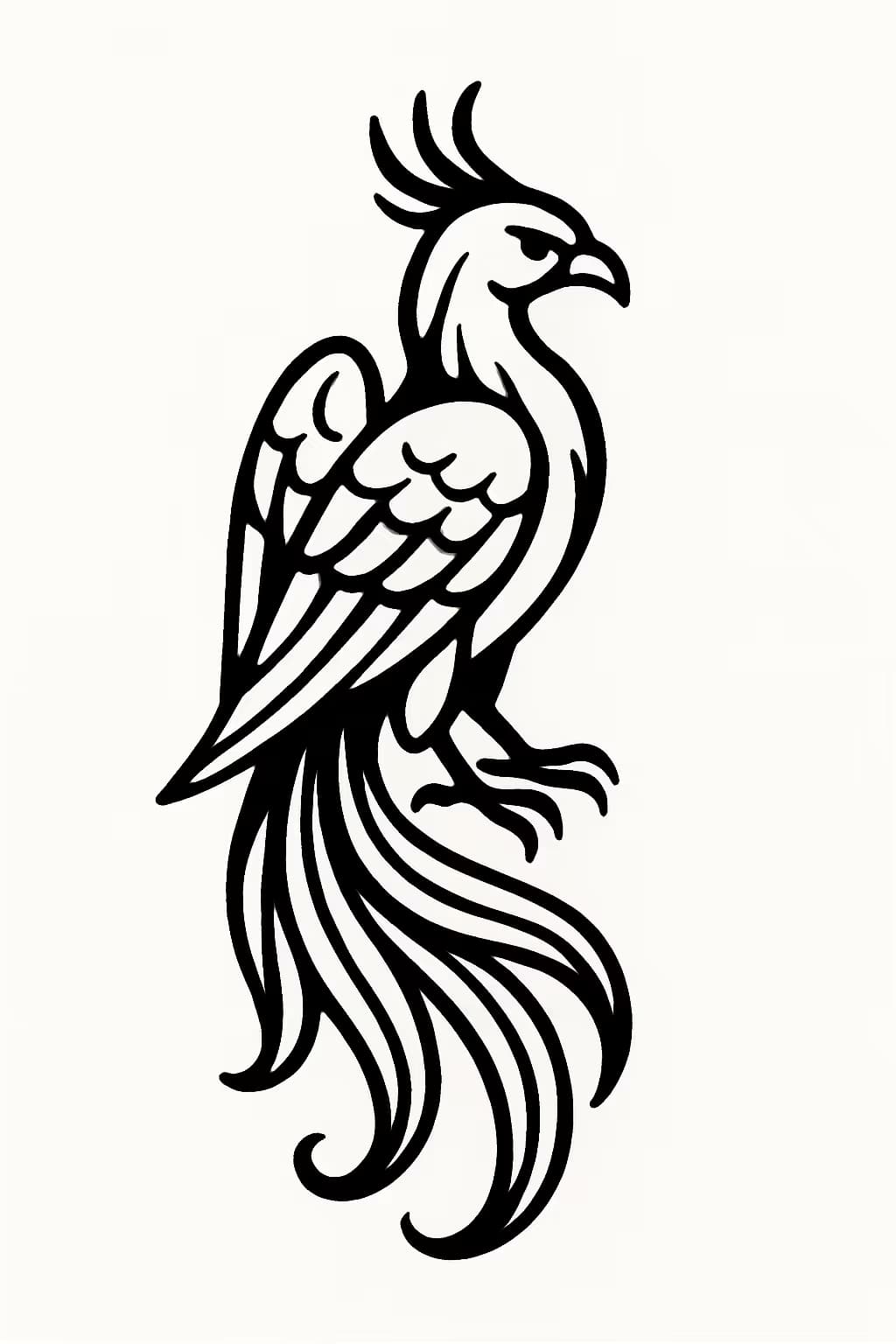 鳳凰紋身經典圖騰 | 基礎風格設計