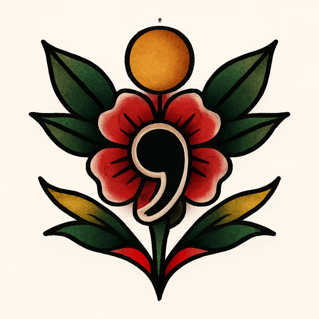 Semikolon Tattoo - Symbol für Hoffnung & Stärke